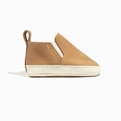 Weathered Brown Slip On Baby Shoe - Norani Baby
