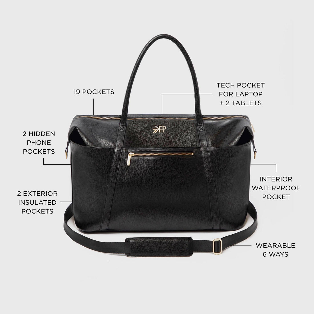 Ebony Classic Weekender - Norani Baby