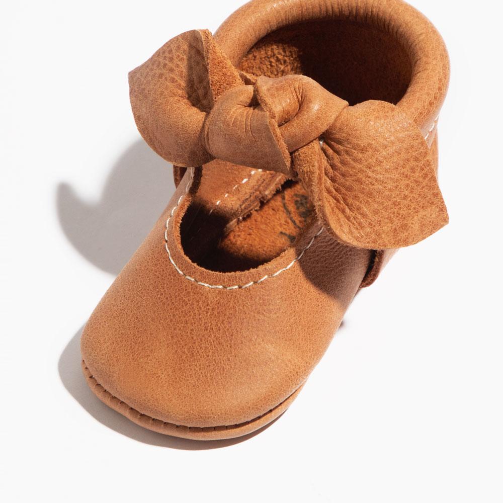 Zion Knotted Bow Baby Shoe - Norani Baby
