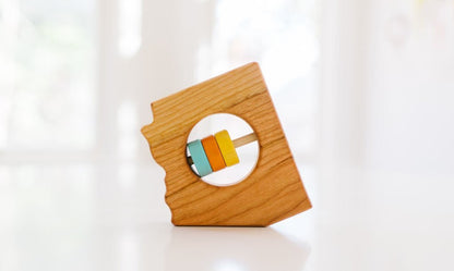 Arizona State Wooden Baby Rattle™ - Norani Baby
