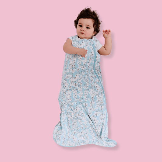 Norani Baby One & Done Sleep Sack - Cherry Blossoms