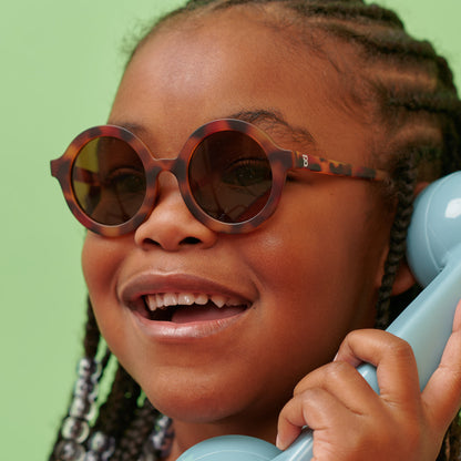 Classic Tortoise Euro Round I Amber Lenses