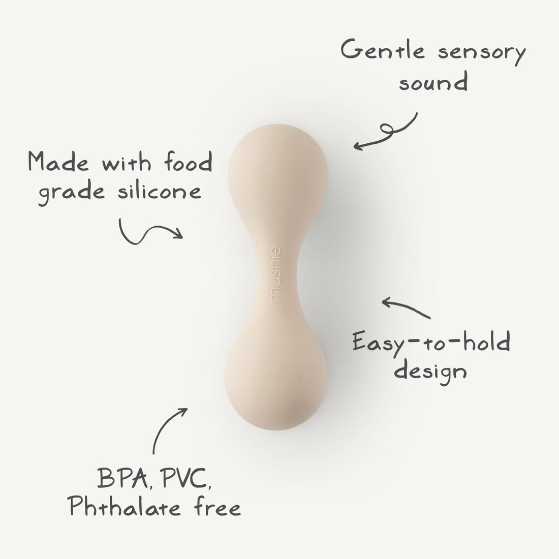 Silicone Baby Rattle Toy - Norani Baby