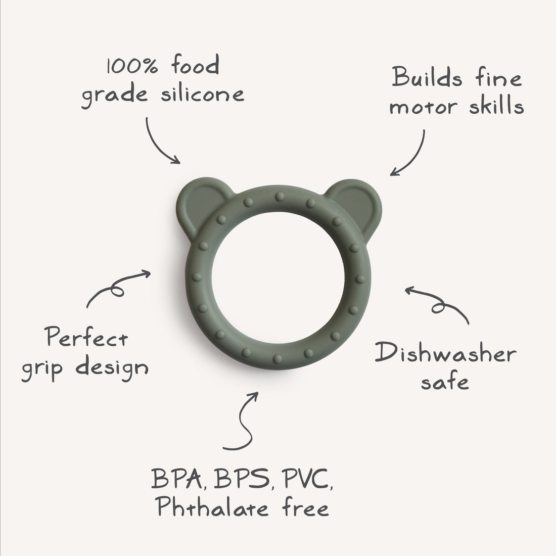 Bear Teether - Norani Baby