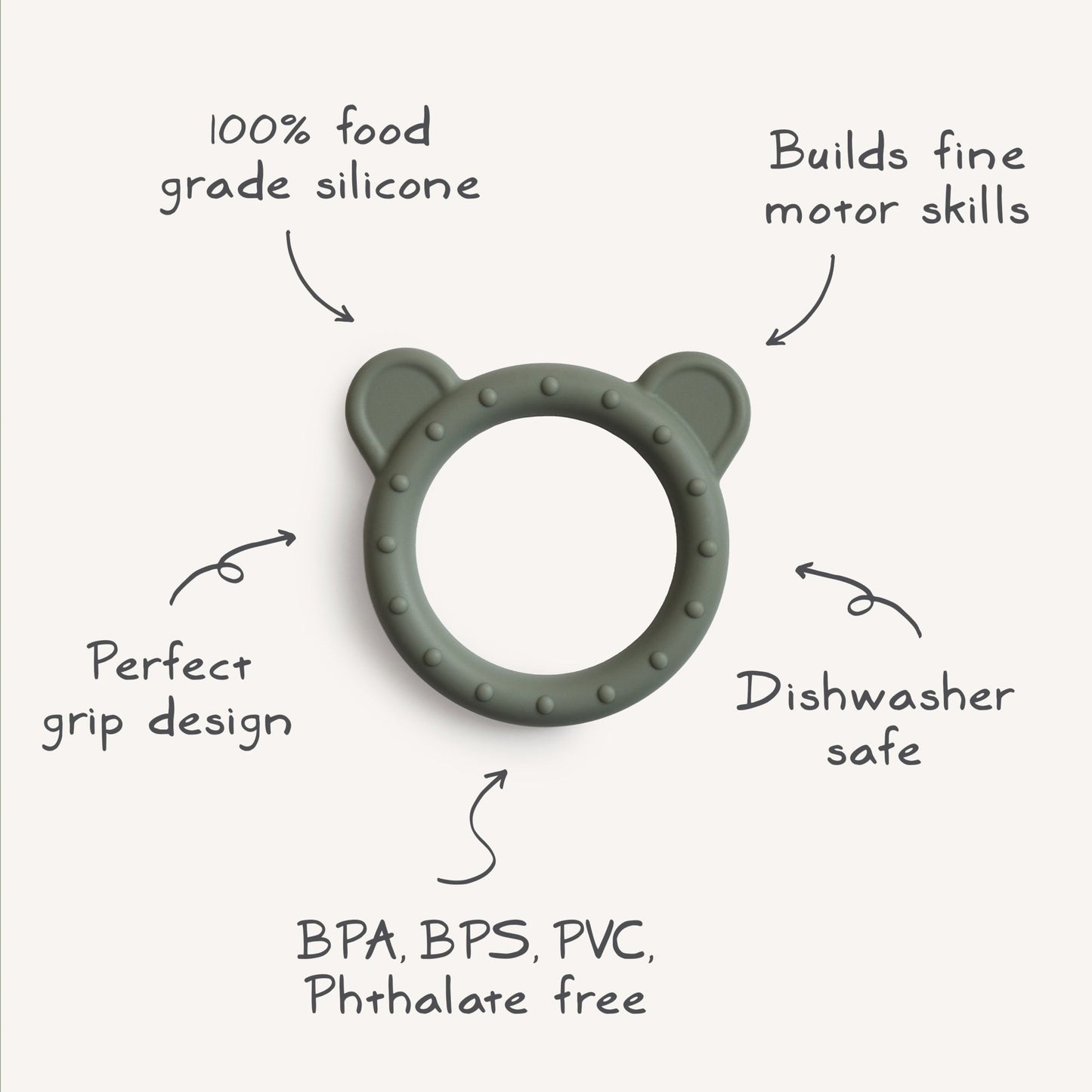 Bear Teether - Norani Baby