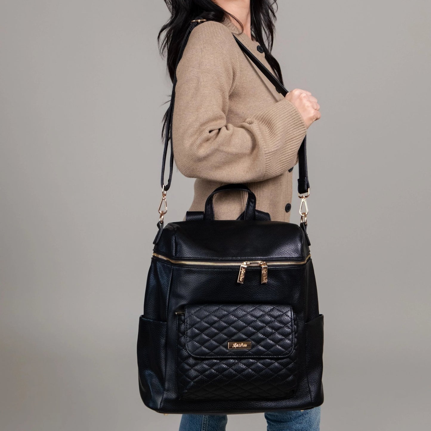 Signature Diaper Bag Ebony Black - Norani Baby