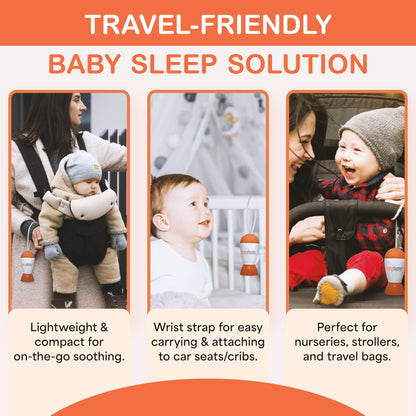 Baby Shusher Sound Machine – Real Human Shushing Sound for Newborn Sleep & Soothing - Norani Baby