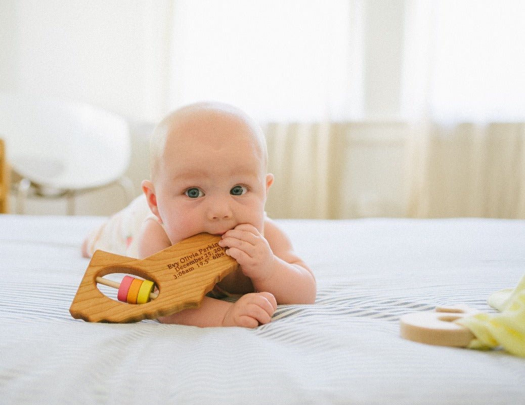 California State Wooden Baby Rattle™ - Norani Baby