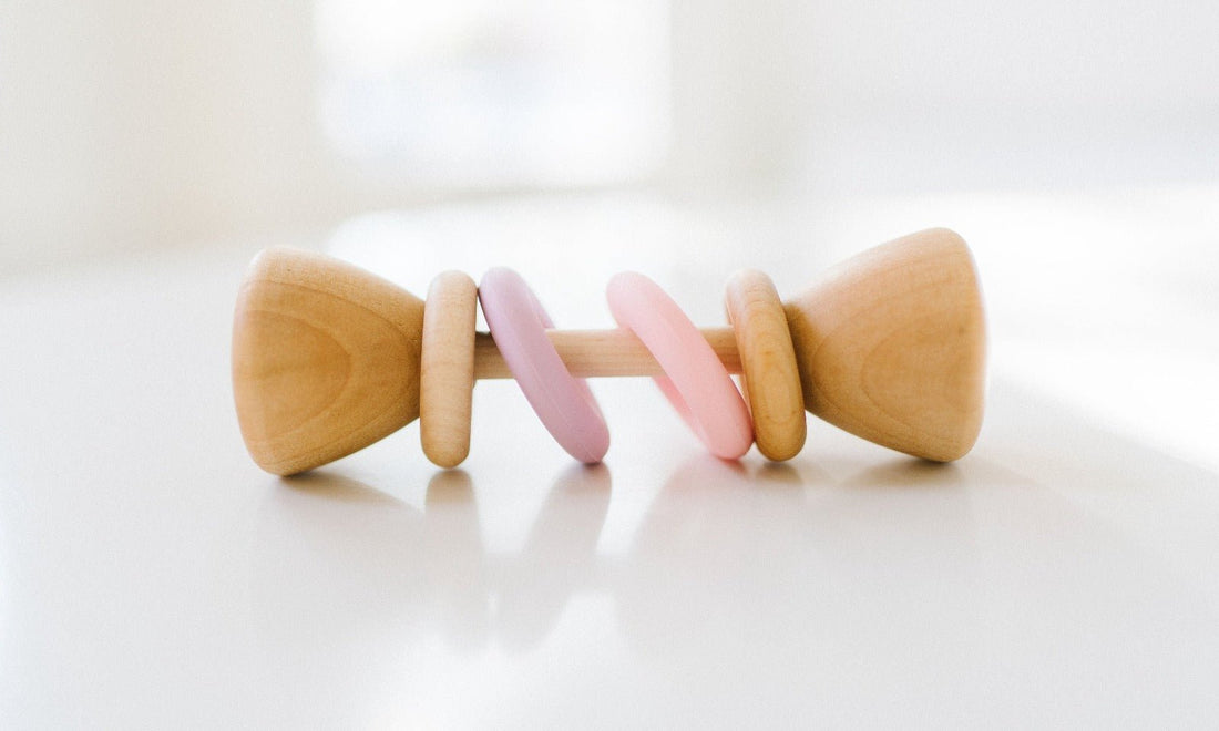 Color Block Classic Baby Rattle - Norani Baby