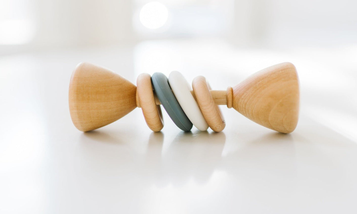 Color Block Classic Baby Rattle - Norani Baby