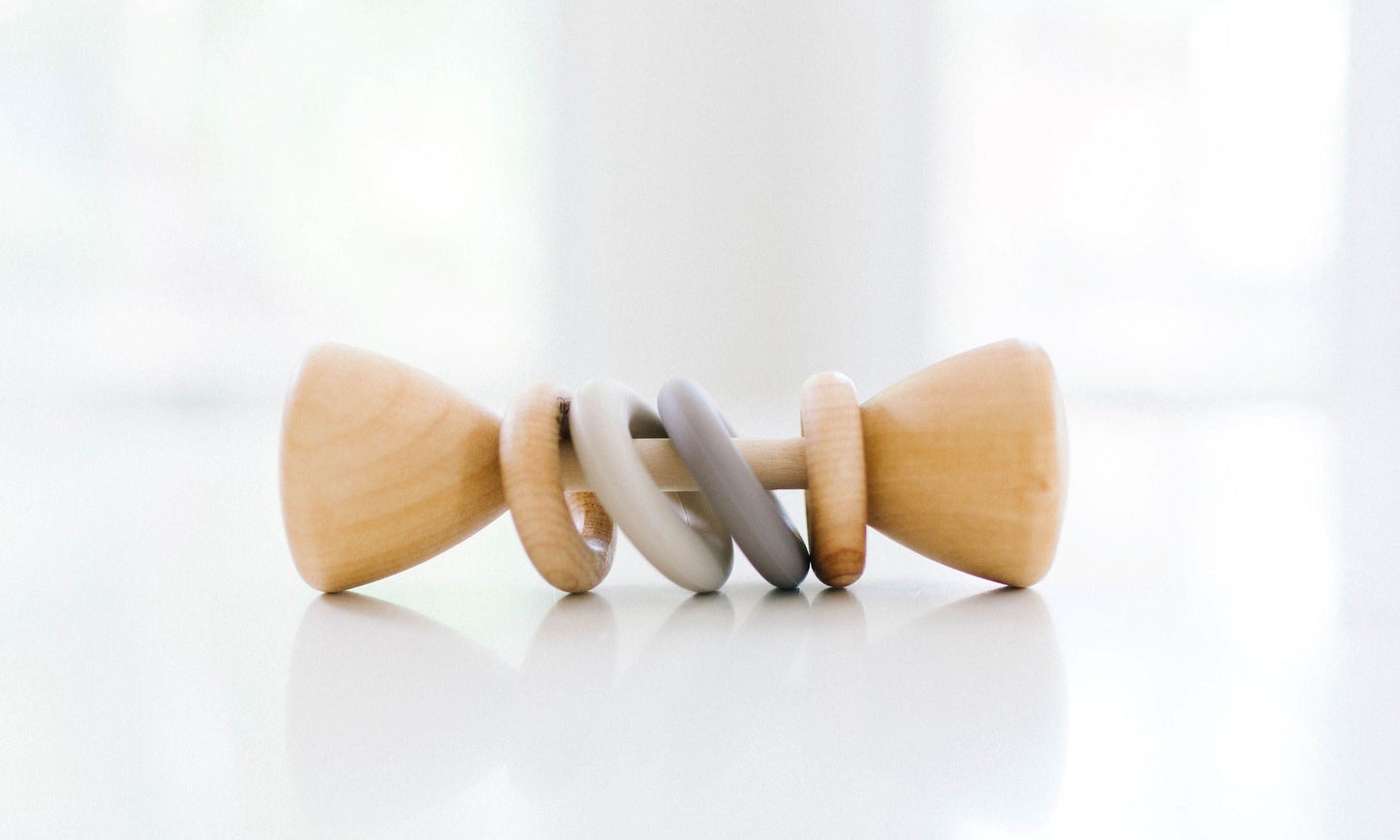 Color Block Classic Baby Rattle - Norani Baby