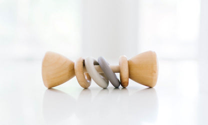Color Block Classic Baby Rattle - Norani Baby