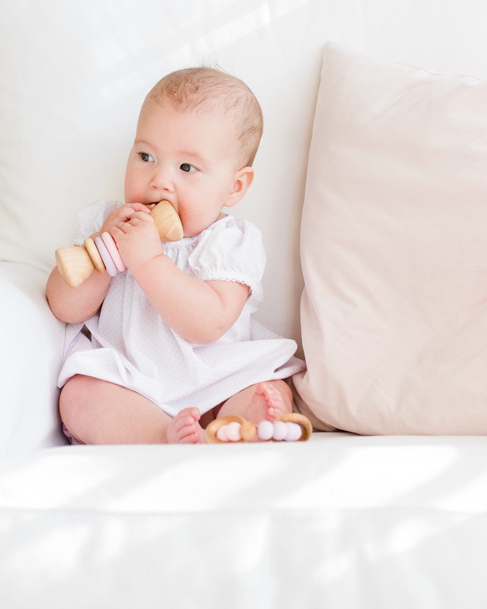 Color Block Classic Baby Rattle - Norani Baby