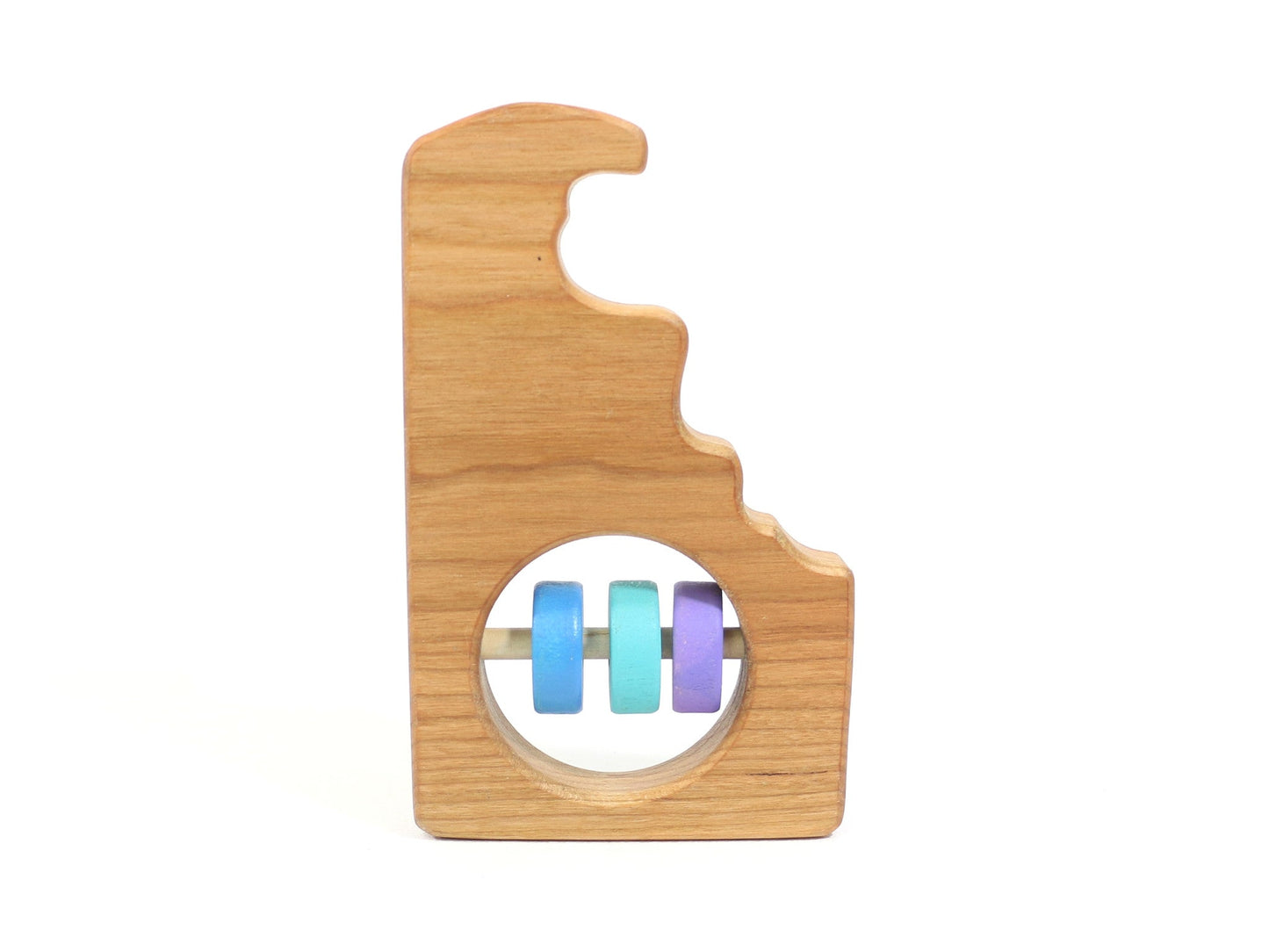 Delaware State Wooden Baby Rattle™ - Norani Baby