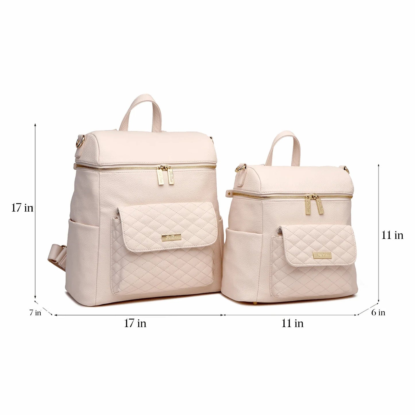 Petit Diaper Bag Pastel Pink - Norani Baby