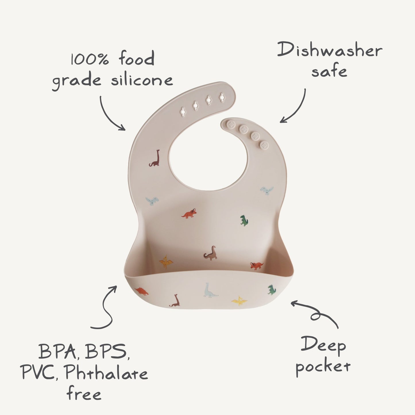 Silicone Baby Bib - Norani Baby