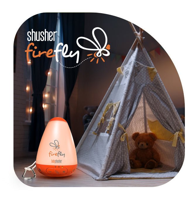 Firefly Portable Baby Sound Machine + Shushie Pacifier 2 - Pack Bundle - Norani Baby