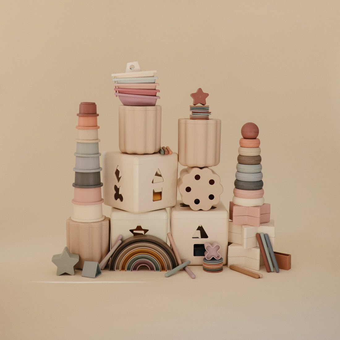 Rainbow Stacker Toy - Norani Baby