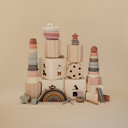 Rainbow Stacker Toy - Norani Baby