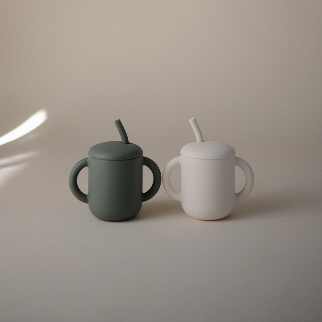 Silicone Training Cup + Straw - Norani Baby