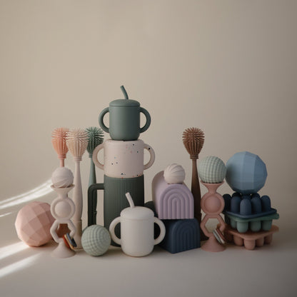 Silicone Training Cup + Straw - Norani Baby