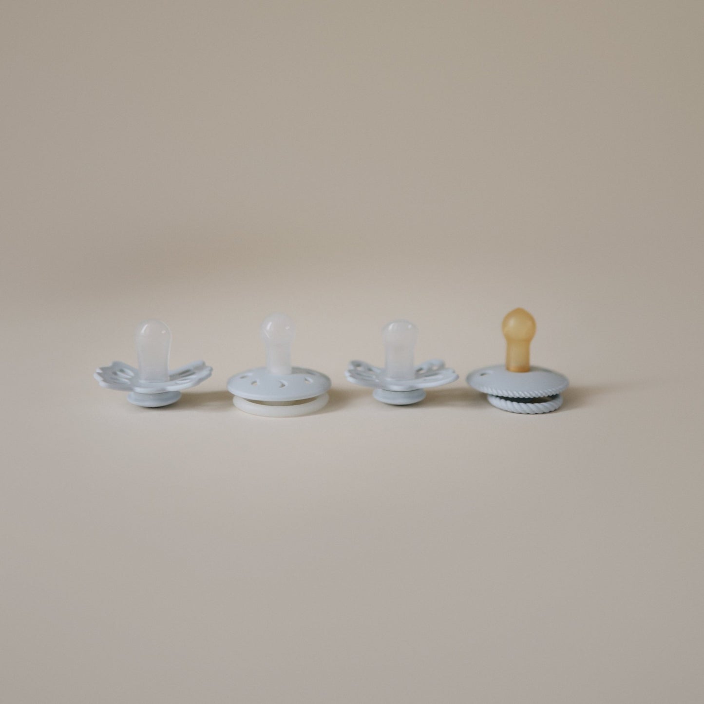 FRIGG Baby's First Pacifier Moonlight Sailing (Powder Blue) 4 - Pack - Norani Baby