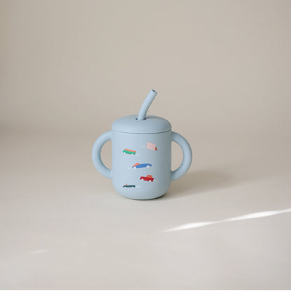 Silicone Training Cup + Straw - Norani Baby