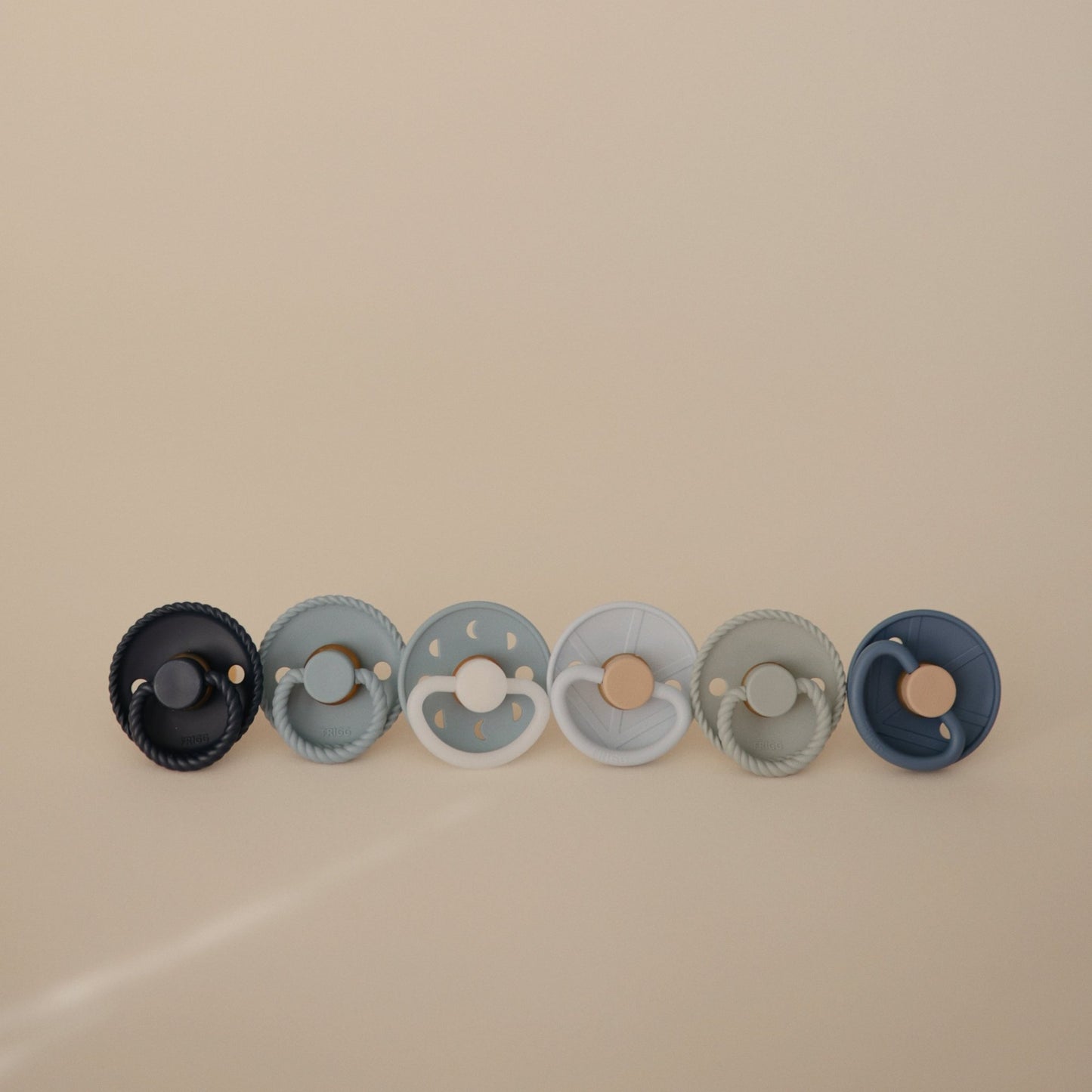 FRIGG Natural Rubber Pacifier 6 - Pack - Norani Baby