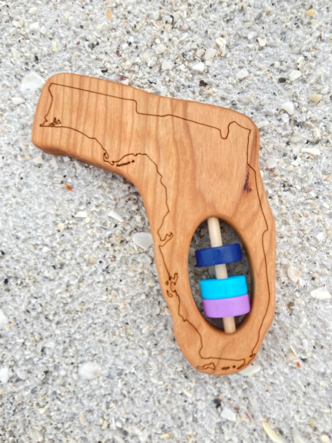 Florida State Wooden Baby Rattle™ - Norani Baby