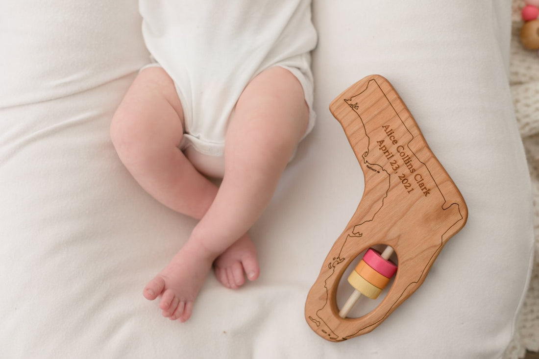 Florida State Wooden Baby Rattle™ - Norani Baby