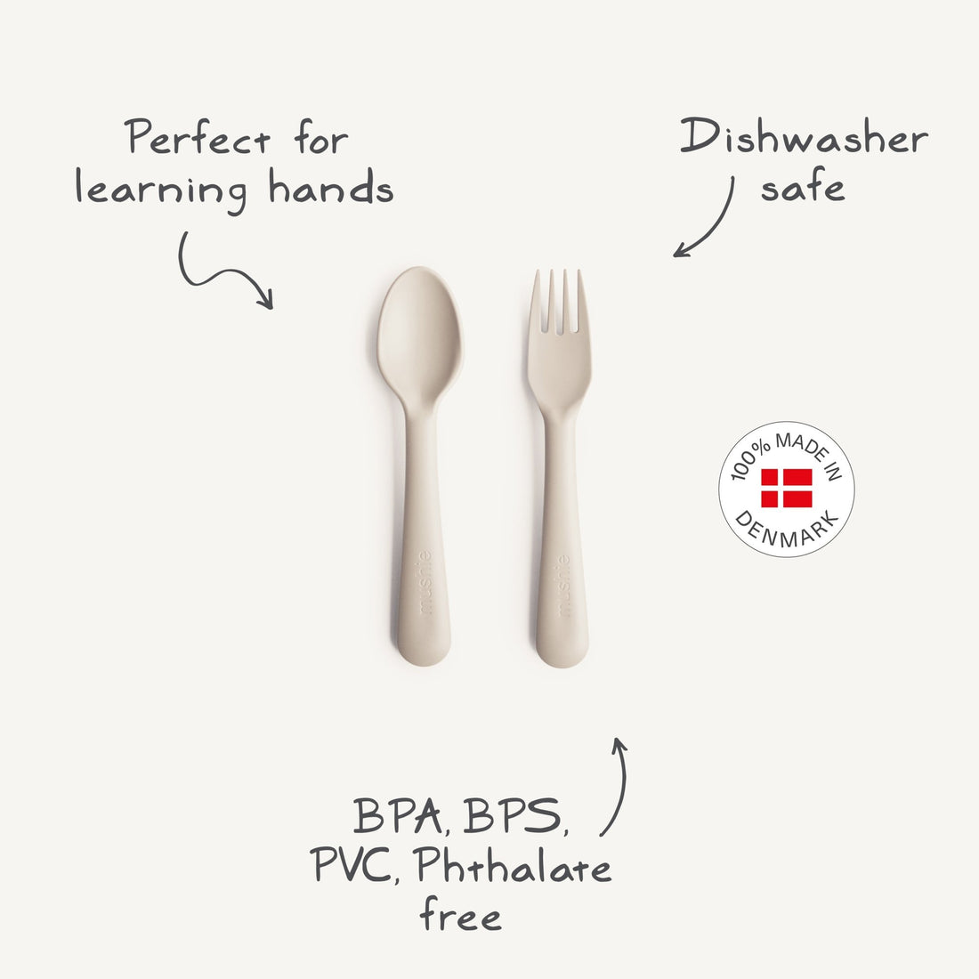 Dinnerware Fork and Spoon Set - Norani Baby