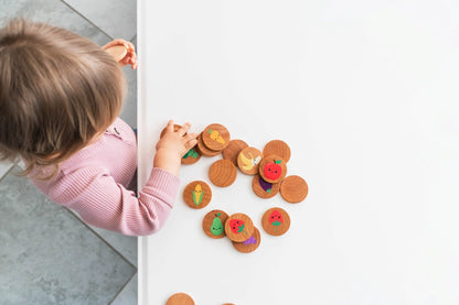 Happy Farmer's Market Matching Tiles - Norani Baby