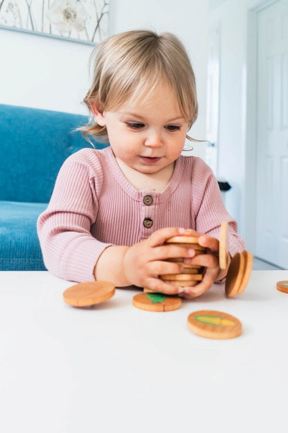 Happy Farmer's Market Matching Tiles - Norani Baby