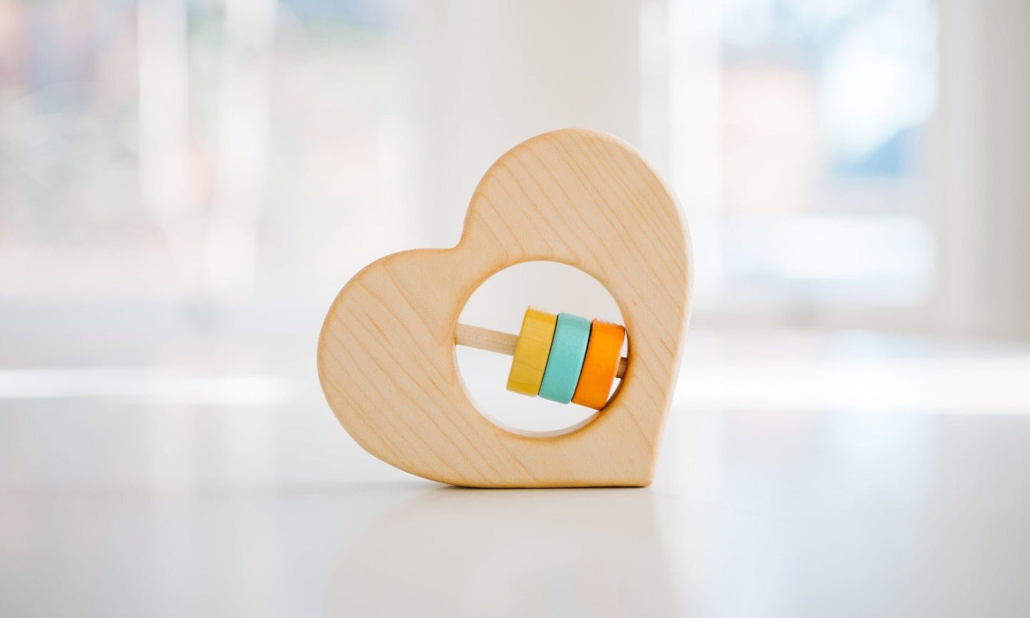 Heart Baby Rattle - Norani Baby