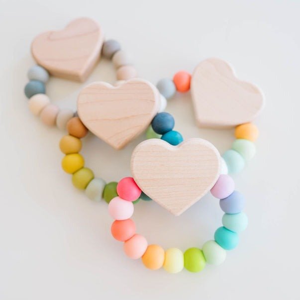 Heart Charm Teether - Norani Baby
