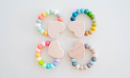 Heart Charm Teether - Norani Baby