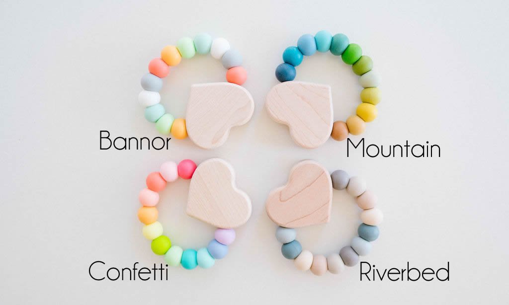 Heart Charm Teether - Norani Baby