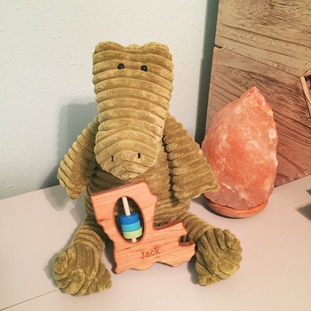 Louisiana State Wooden Baby Rattle™ - Norani Baby