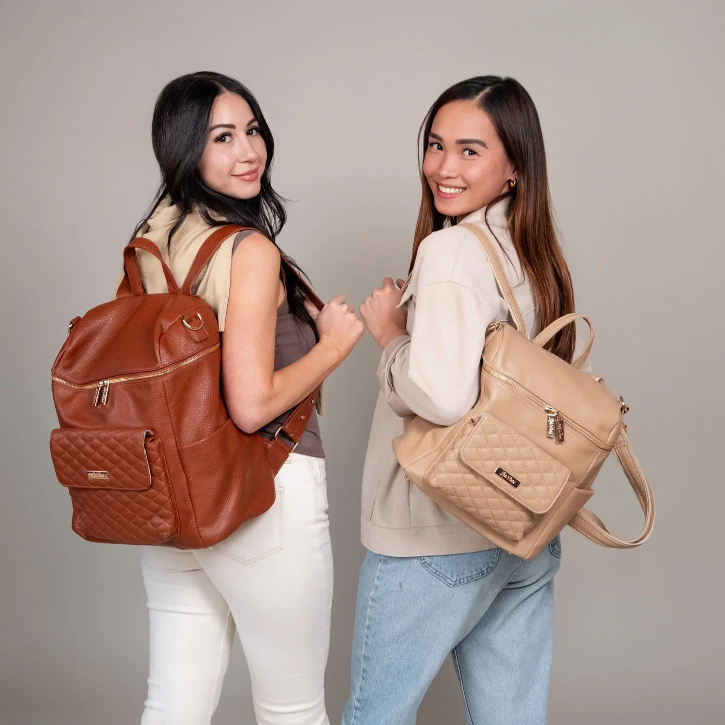 Signature Diaper Bag Caramel - Norani Baby
