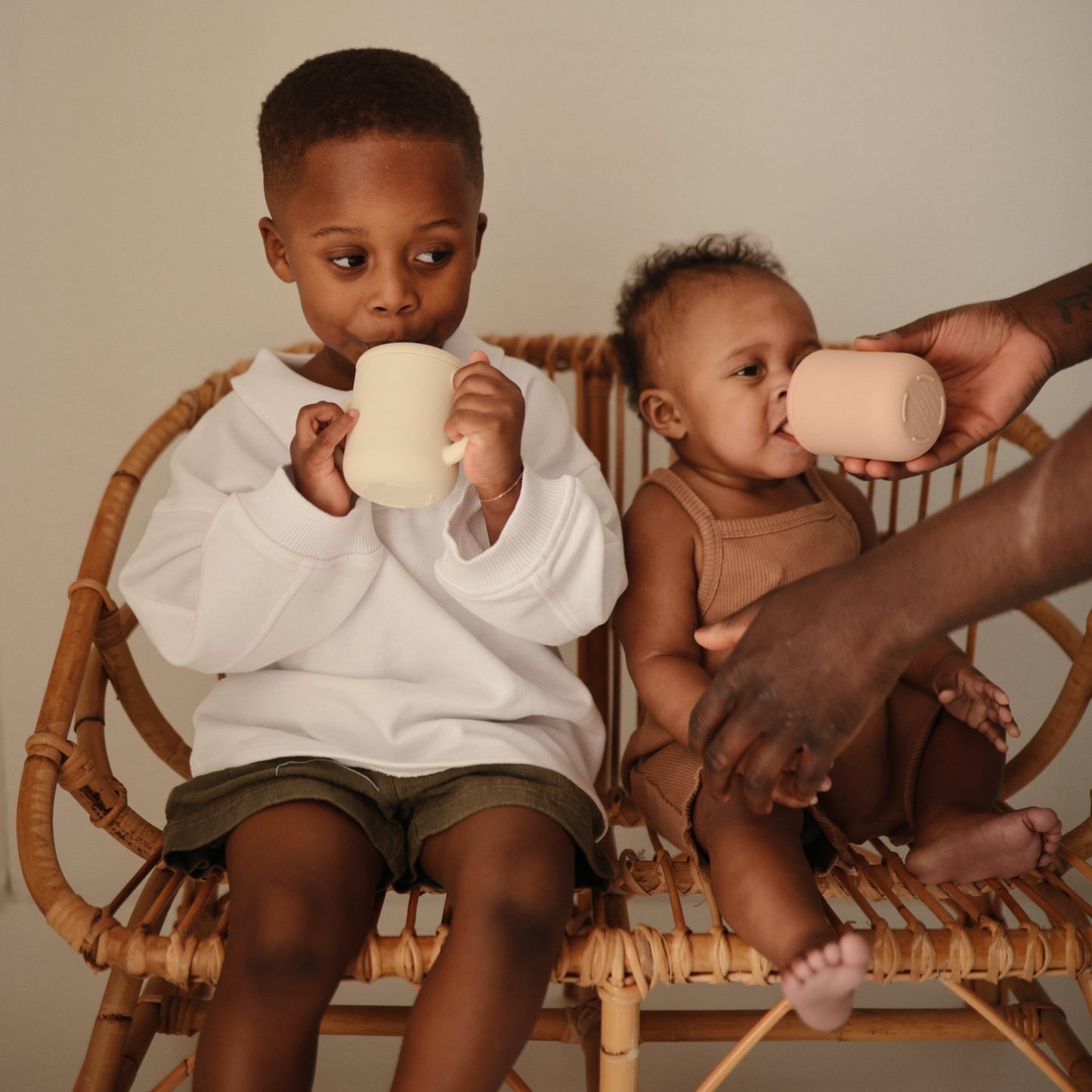 Silicone Training Cup + Straw - Norani Baby