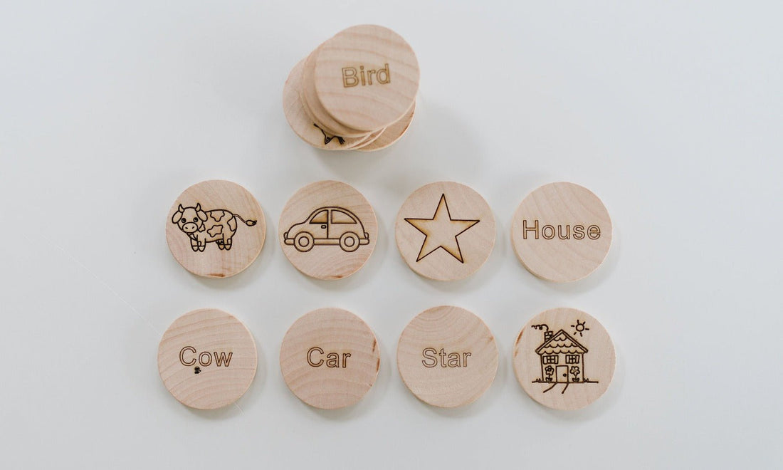 Mini Sight Words Matching Tiles - Norani Baby