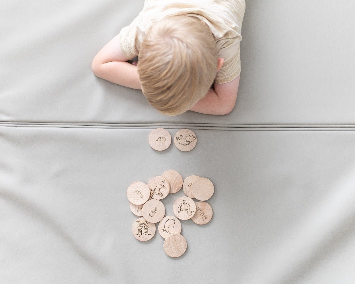 Mini Sight Words Matching Tiles - Norani Baby