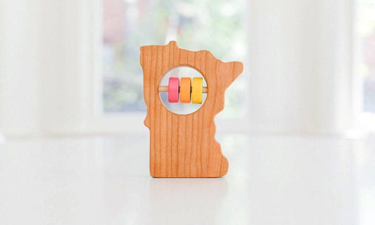 Minnesota Wooden Baby Rattle™ - Norani Baby