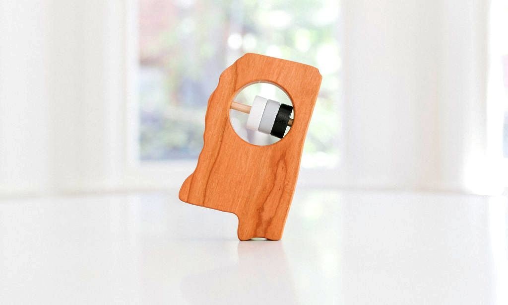 Mississippi Wooden Baby Rattle™ - Norani Baby