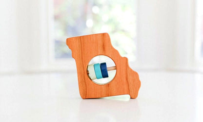 Missouri State Wooden Baby Rattle™ - Norani Baby