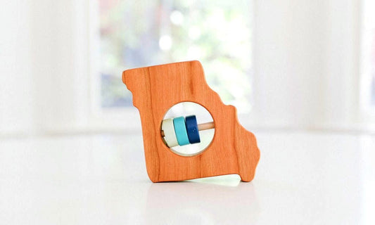 Missouri State Wooden Baby Rattle™ - Norani Baby