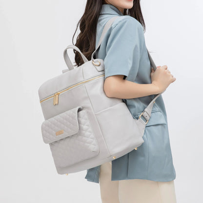 Signature Diaper Bag Stone Grey - Norani Baby