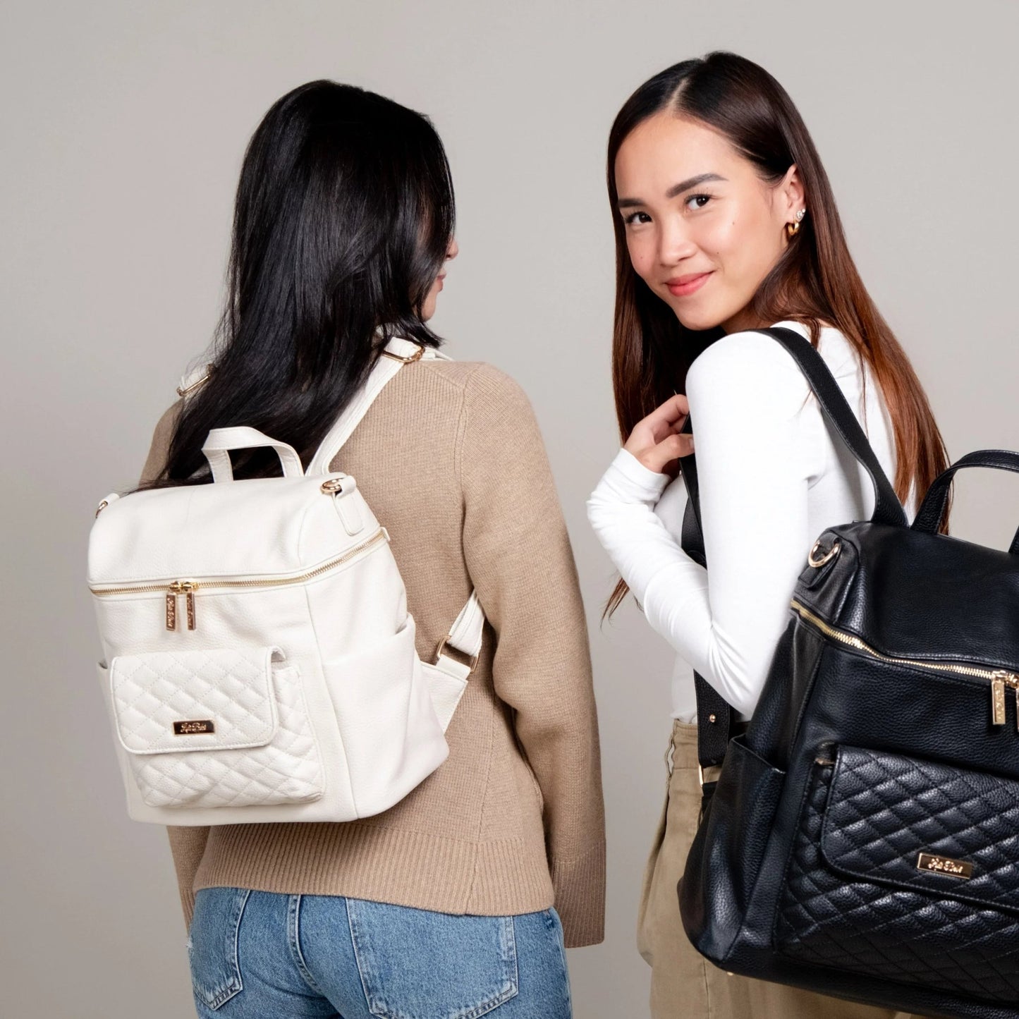 Petit Diaper Bag Pearl White - Norani Baby