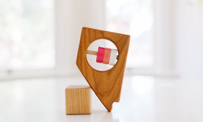 Nevada State Wooden Baby Rattle™ - Norani Baby