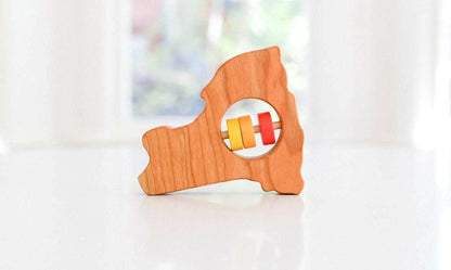 New York State Wooden Baby Rattle™ - Norani Baby